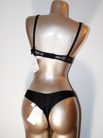 Aubade Paris Sample &Agrave; Fleur De Toi Black and Purple Set with Jewel 34b S