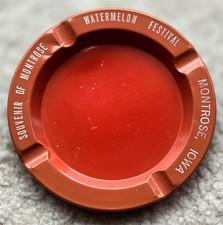 Cendrier en métal souvenir Montrose Iowa Festival de la pastèque