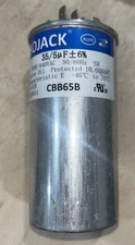 BOJACK 35/5 UF Capacitor CBB65B 370V / 450VAC E528511 USED **TESTED**