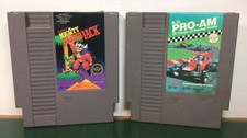 Nintendo NES Video Game Cartridge Cart Lot Mighty Bomb Jack & R.C. Pro-Am Tested
