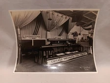 Vintage Chicago Pneumatic Tool Company Black & White Photograph Of Trade Show