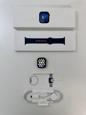 Apple Watch Series 9 (GPS) 41mm Midnight Alu   Top Zubehör   OVP