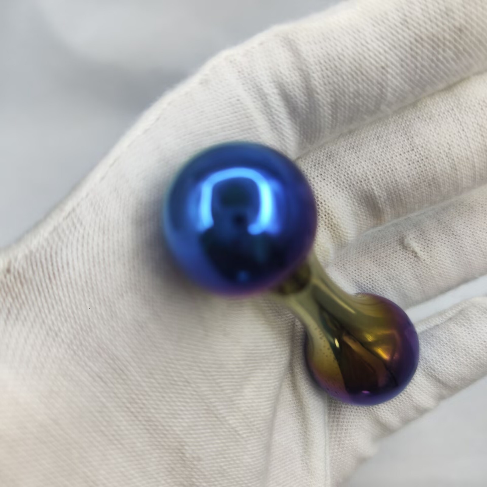 Titanium Worry Bead Begleri Finger Skill Stress Relief Knucklebone Fidget Toy