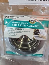 Plumb Works Kitchen Sink Basket Assembly Stainless Steel Finish 6790161