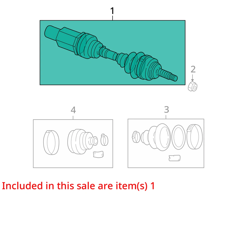 CHRYSLER EJE 4882517 NUEVO OEM 4882517 Foto 2 de 3