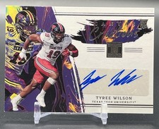 2023 Panini Chronicles Draft Picks Impeccable Canvas Creations Auto Tyree Wilson