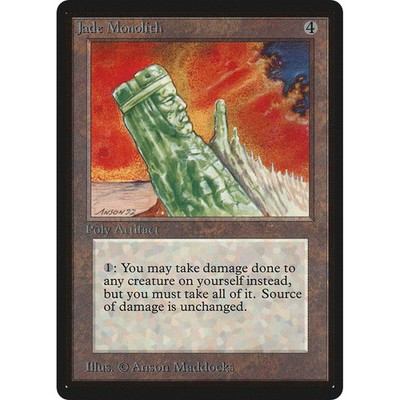 MTG \>> Jade Monolith (Beta) // English - 341 Trading - Magic