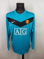 MANCHESTER UNITED 2009 2010 GOALKEEPER SHIRT SOCCER FOOTBALL JERSEY NIKE SIZE XL