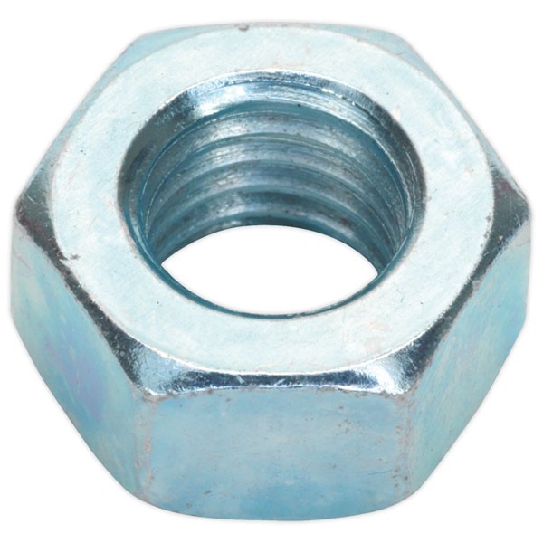 Sealey Steel Nut M12 Zinc DIN 934 Pack of 25