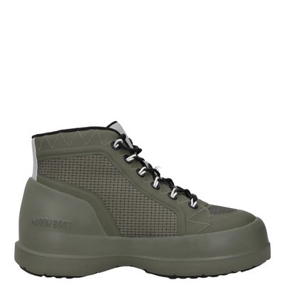 MOON BOOT Damen Luna Trek Nylon Mid Top Stiefel Grün EU 40 UVP 195