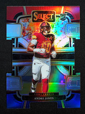 2023 Panini Select - Concourse Andre Jones #98 Red & Blue Prizm Die-Cut (RC)