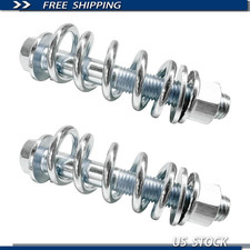 Exhaust Bolt and Spring, 2 PCS Silver Automotive Screw Nut Cars Trucks SUVs