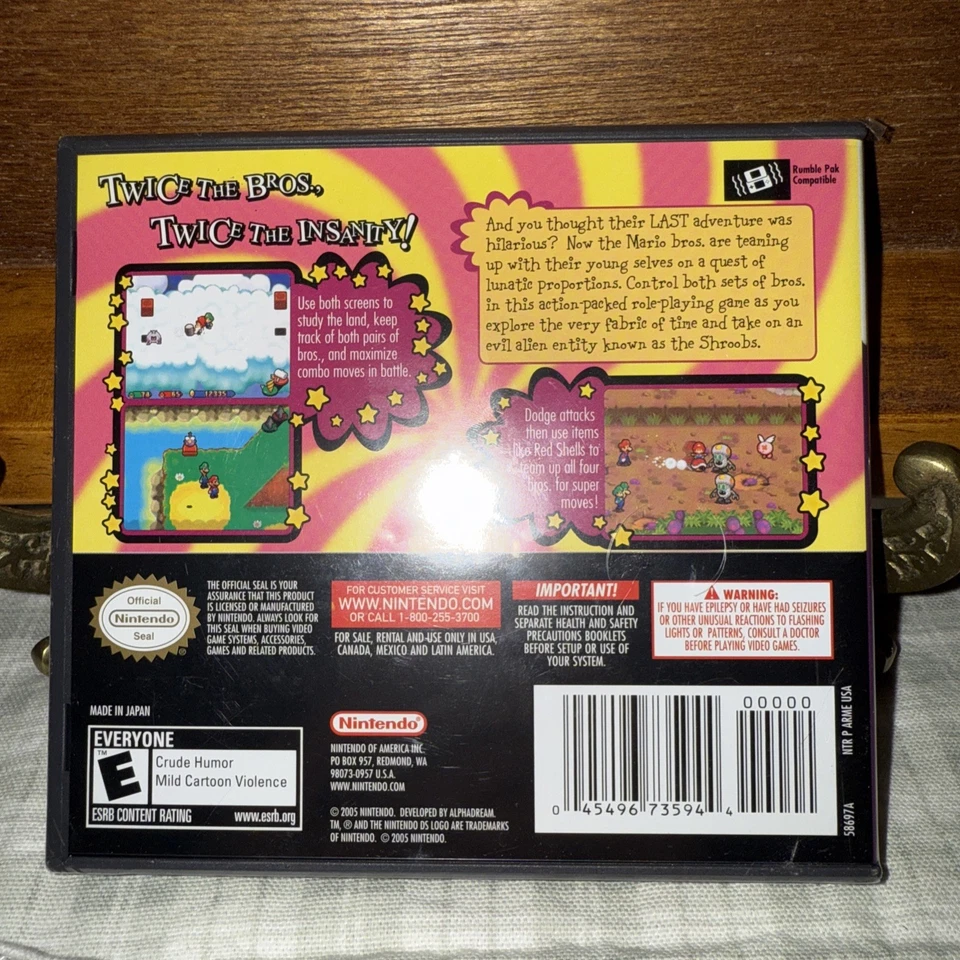 Mario & Luigi : Partners In Time-Nintendo ds-Sealed - Image 2 of 3