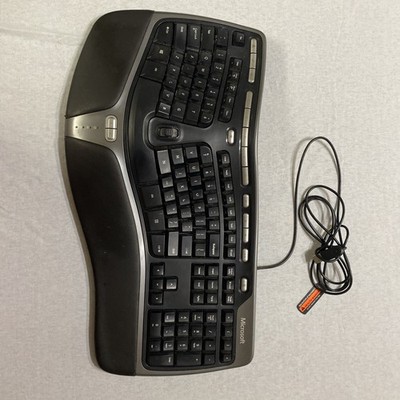 Microsoft Natural Ergonomic Keyboard 4000 v1.0 KU-0462 Model 1048 USB Wired WORK