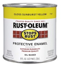 Rust-Oleum 7747730 Stops Rust 8 Fl Oz (Pack of 1), Gloss Sunburst Yellow