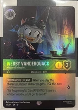 Disney Lorcana Whispers in the Well Epic Webby Vanderquack 211/204
