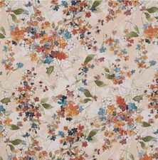 Watercolor Flowers Window Valance Curtain Panel Farmhouse Country curtains