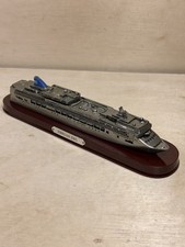 NCL Norwegian Jewel Cruise Line Officially Licensed Ship Model - Rare Pewter