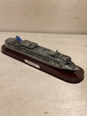 NCL Norwegian Jewel Cruise Line Officially Licensed Ship Model - Rare Pewter