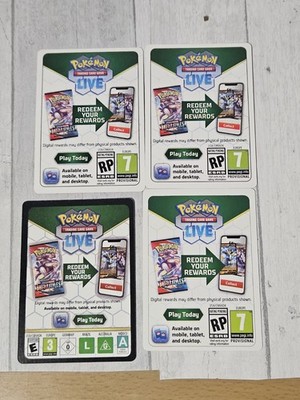 4 POKEMON Evolving Skies Umbreon Trainer Box  PTCGO CODE CARD 