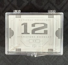 National Treasures HOF 12 Signature Booklet  3/5