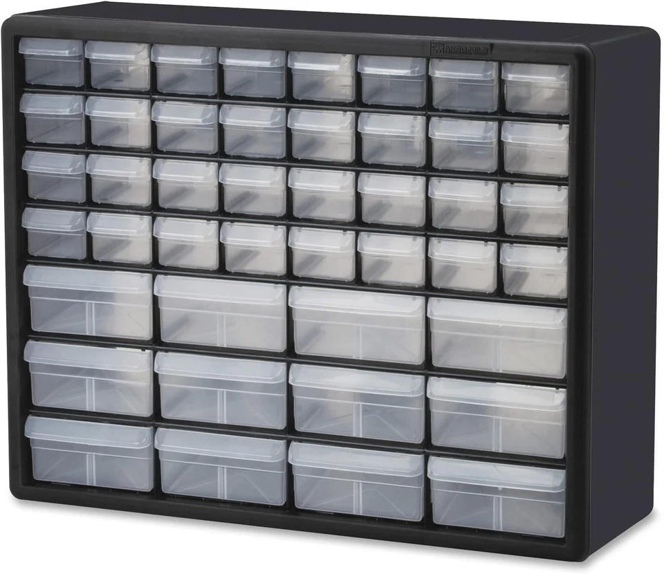 Plastic Drawer Storage for Garage, Crafts, Classroom - Black - Image 3 of 4