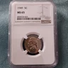 1949 Jefferson Nickel 5c NGC MS 65