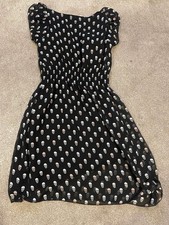 Ladies Skull Skater Dress New Look Size 8