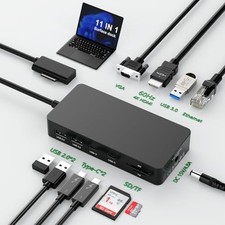 New Surface Dock, 11-in-1 Surface Pro Docking Station 4K 60HZ Surface docking