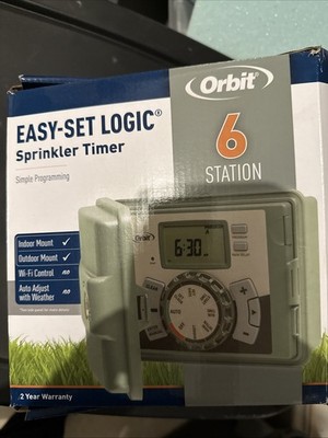 Orbit Easy Set Logic Sprinkler Timer 6-Station Outdoor Controller
