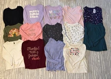 4t Long Sleeve Girls Lot, 14 Pieces, Old Navy, Cat & Jack, Jumping Beans