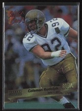 1993 Wild Card Superchrome Coleman Rudolph #114 Rookie Jets. rookie card picture