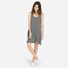 🌻Everlane Gray Silk Tank Dress | Women's Size Small.