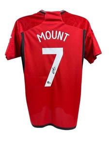 Mason Mount Signed Manchester United F C Jersey (Beckett) Central Midfielder