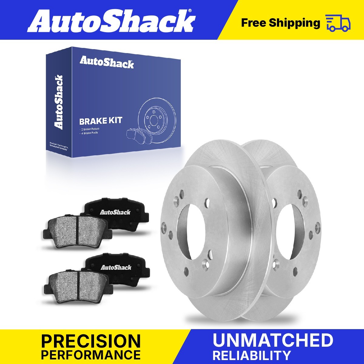 Rear Brake Rotors Ceramic Pads for 2008 2009 2010 Hyundai Sonata 2.4L