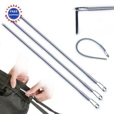 XMLINPER 3PCS Spring Drawstring Threader Tool Rope Clip for Replacement Hoodies
