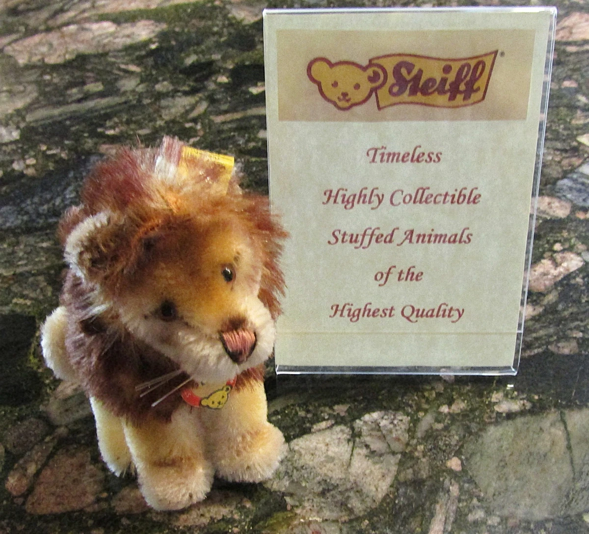 Peluche Rocky Steiff – Mohair – Fabriqué En Allemagne – Vintage 1950-60
