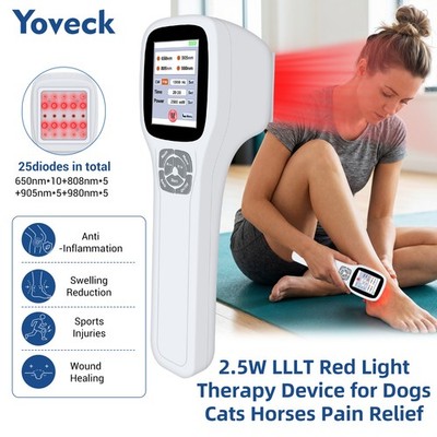 2500mW 25 Diode Laser Therapy 650nm 808nm 905nm 980nm Post Surgery Wound Healing