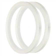 2pcs Floral Tapes 1/4" x 36 Yard PET Waterproof Florist Wrap Tape, Clear