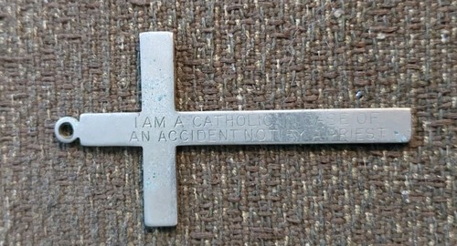 VTG Lot Religious Rosary Crucifixes / Crosses, & Bracelet + Some Sterling Silver - Picture 13 of 24