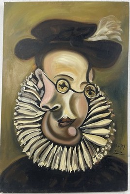 Pablo Picasso Oil On Canvas (Handmade) signed and stamped