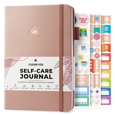 Clever Fox Self-Care Journal Daily Reflection Notebook Mental Health Pe...