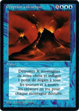 Magic MTG - Vulkanausbruch - 3. Auflage BN - GESPIELT - DE