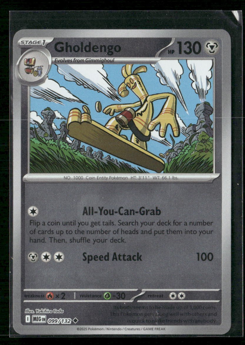 Gholdengo ME01: Mega Evolution 099/132 Reverse Holo NM