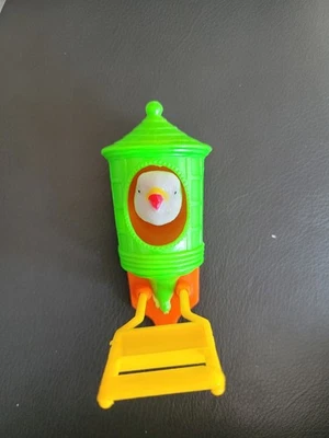 Wellensittich zum wackeln mit Fressnapf, Neu - Bild 1 von 2