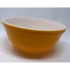 Vintage PYREX 403 2 1/2qt Mixing Nesting Bowl Citrus Orange
