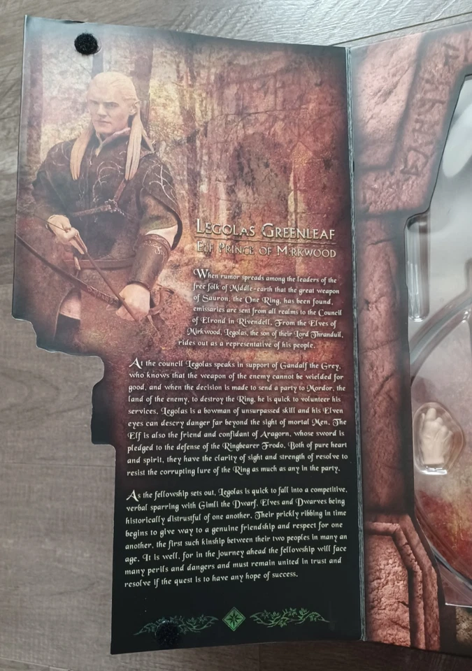 Figura de acción SIDESHOW LEGOLAS GREENLEAF escala 1:6 12" El Señor de los Anillos ¡NUEVA EN CAJA!! Foto 2 de 4