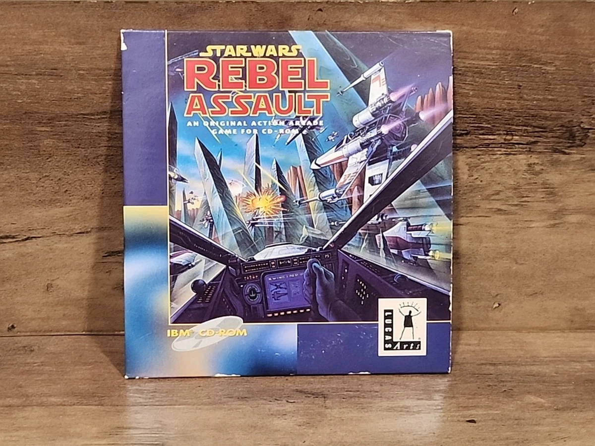 Jeu PC Star Wars: Rebel Assault 1 (LucasArts) - Big Box Carton FR - Bon état