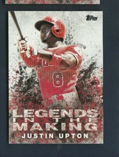 2018 Topps Update Series Legends in the Making # LITM-12 Justin Upton