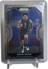 2020 Panini Prizm Devin Asiasi Patriots Rookie RC Card #370 W/Top Loader
